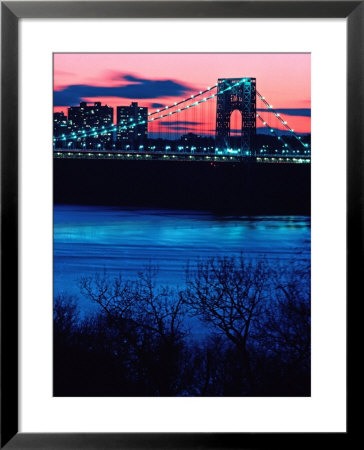 George Washington Bridge, Hudson River, Ny by Rudi Von Briel Pricing Limited Edition Print image