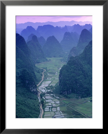 Landscape With Rice Fields, Yangshou, S. China by Jacob Halaska Pricing Limited Edition Print image
