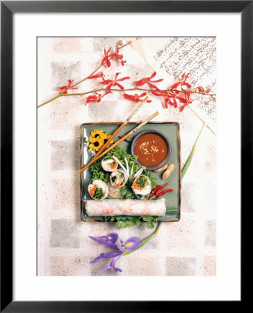 Spring Rolls With Sauce by Chris Rogers Pricing Limited Edition Print image
