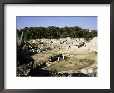 Roman Amphitheatre, Syracuse, Sicily, Italy by Michael Jenner Pricing Limited Edition Print image