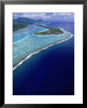 Motu Murimaora With Huahine Island by Mark Segal Pricing Limited Edition Print image