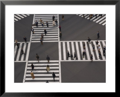 Sukiyabashi Pedestrian Crossing, Ginza, Tokyo, Japan by Gavin Hellier Pricing Limited Edition Print image