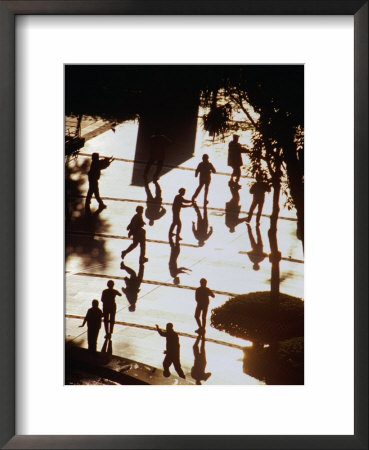 Tai Chi Chuan Shadow Boxing In Early Morning At Causeway Bay, Hong Kong, China by Lawrence Worcester Pricing Limited Edition Print image