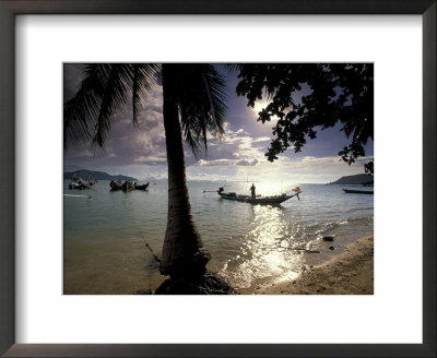 Seascape And Boats, Ko Samui Island, Thailand by Gavriel Jecan Pricing Limited Edition Print image