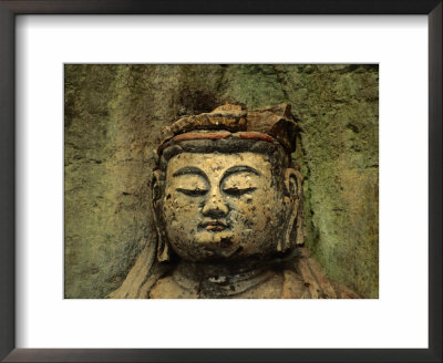 Dainichi Buddha Head In Usuki, Japan by Martin Moos Pricing Limited Edition Print image