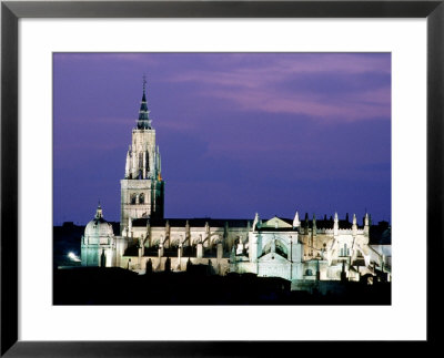 Cathedral Illuminated At Dusk, Toledo, Spain by Chester Jonathan Pricing Limited Edition Print image