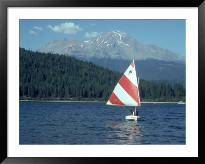 Sailing On Lake Siskiyou, Mt. Shasta, Ca by Mark Gibson Pricing Limited Edition Print image