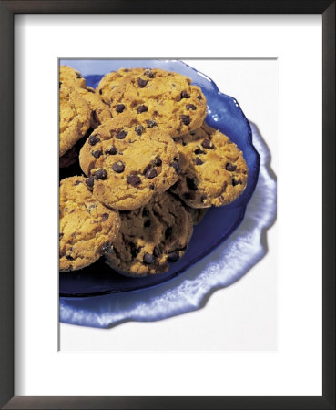 Plate Of Chocolate Chip Cookies by Greg Smith Pricing Limited Edition Print image