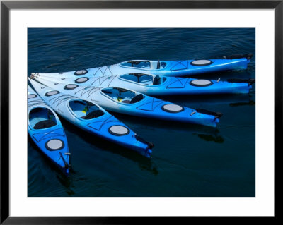 Kayaks In Harbor Along Bearskin Neck, Rockport, Massachusetts, Usa by Lisa S. Engelbrecht Pricing Limited Edition Print image