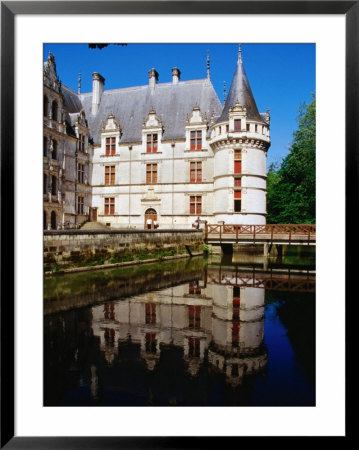 Chateau D'azay-Le-Rideau On The Indre River, Azay-Le-Rideau, France by Diana Mayfield Pricing Limited Edition Print image