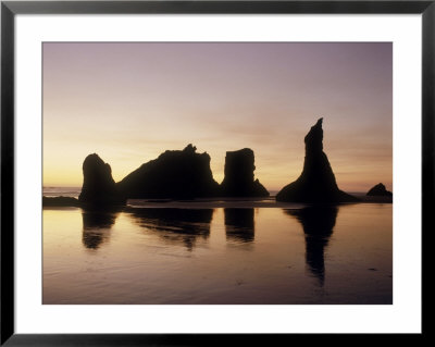 Silhouette Of A Rock Formation, Brandon, Oregon by Scott Berner Pricing Limited Edition Print image