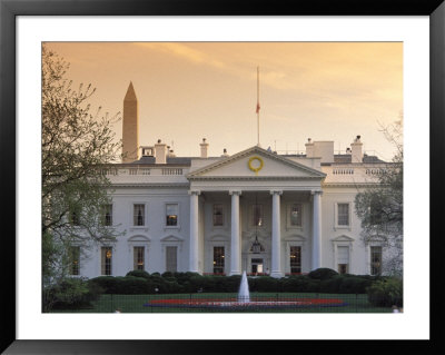 The White House At Sunset In Washington, D.C. by Richard Nowitz Pricing Limited Edition Print image
