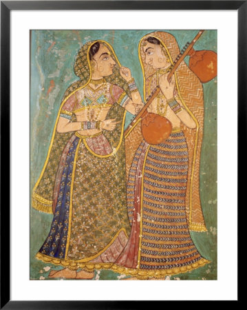 Wall Painting In The Palace, Bundi, Rajasthan, India, Asia by Bruno Morandi Pricing Limited Edition Print image