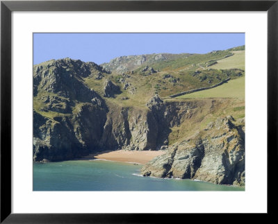Gammon Head Beach, Prawle Point, View From Devon Coast Path, South Hams, Devon, England by David Hughes Pricing Limited Edition Print image
