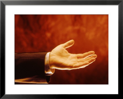 Businessman's Open Hand by Matthew Borkoski Pricing Limited Edition Print image