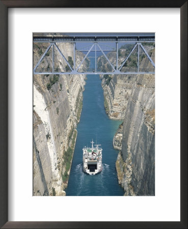 Corinth Canal, Peloponnisos, Greece by Walter Bibikow Pricing Limited Edition Print image