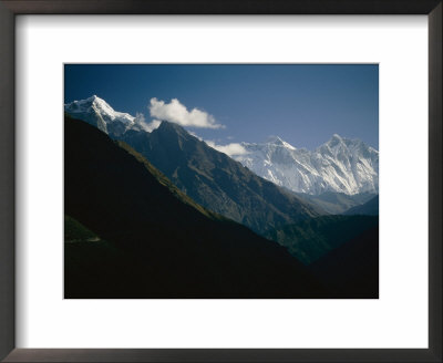 Mount Everest And Other Mountains In The Khumbu Valley Region Of The Himalayas by Michael Klesius Pricing Limited Edition Print image