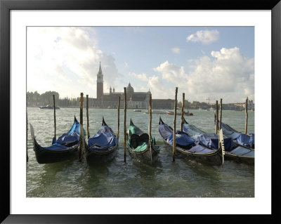 Gondolas In Venice by Keith Levit Pricing Limited Edition Print image