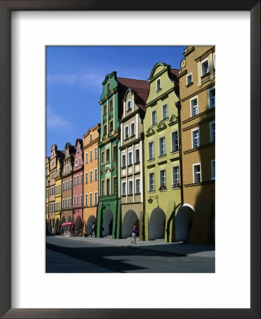 Gabled Houses In The Old Town Square, Jelenia Gora, Poland by Krzysztof Dydynski Pricing Limited Edition Print image