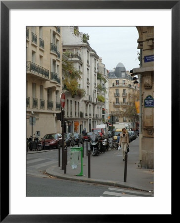 City Street On Right Bank, Paris, France by Lisa S. Engelbrecht Pricing Limited Edition Print image