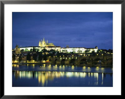 An Evening View Of The Charles Bridge And Prague Castle by Taylor S. Kennedy Pricing Limited Edition Print image