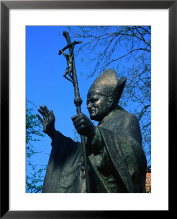 Monument To Pope John Paul Ii, Plock, Mazowieckie, Poland by Krzysztof Dydynski Pricing Limited Edition Print image