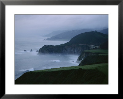Foggy View Of Bixby Creek And The Pacific Coastline by Sisse Brimberg Pricing Limited Edition Print image