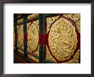 An Ornate Wall Decoration In The Forbidden City by Jodi Cobb Pricing Limited Edition Print image