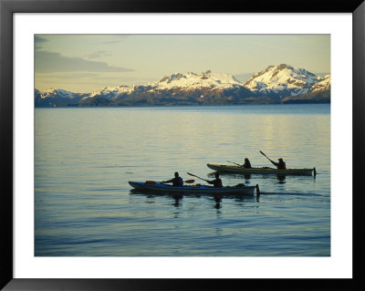 Twilight Sea Kayaking Tour On Primce William Sound by Kate Thompson Pricing Limited Edition Print image