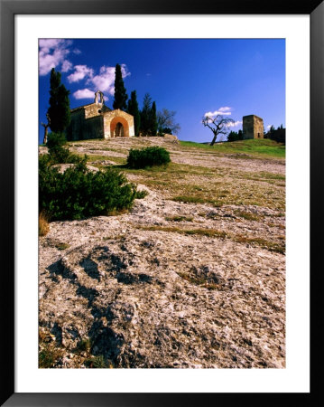 Chapelle St. Sixte Roman Chapel Near Eygalieres, Eygalieres, France by Jean-Bernard Carillet Pricing Limited Edition Print image