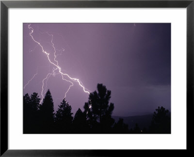 Lightning Over The Rockies by Bruce Clarke Pricing Limited Edition Print image