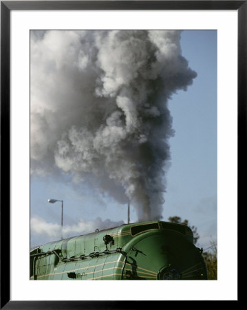 An Old Steam Locomotive Belching Smoke And Steam by Jason Edwards Pricing Limited Edition Print image