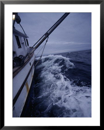 Fishing Boat In Stormy Waters, Ak by Jim Oltersdorf Pricing Limited Edition Print image