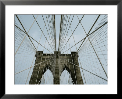 Cables Form An Abstract Web Around The Points Of Two Of The Bridges Archways by Robert Madden Pricing Limited Edition Print image