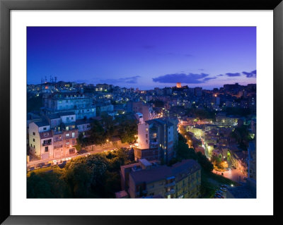 Town View From Grande Albergo Sicilia Hotel, Enna, Sicily, Italy by Walter Bibikow Pricing Limited Edition Print image