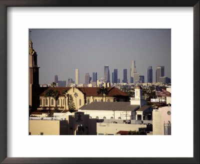 Old And New L.A. Come Together In This Cityscape Shot From Hollywood by Stephen St. John Pricing Limited Edition Print image
