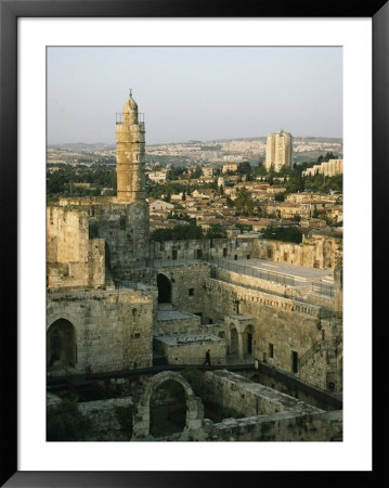 A Minaret In The Muslim Quarter Of Jerusalems Old City by Joel Sartore Pricing Limited Edition Print image