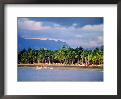Palms And Beach, Sheraton Royale Hotel, Fiji by Peter Hendrie Pricing Limited Edition Print image