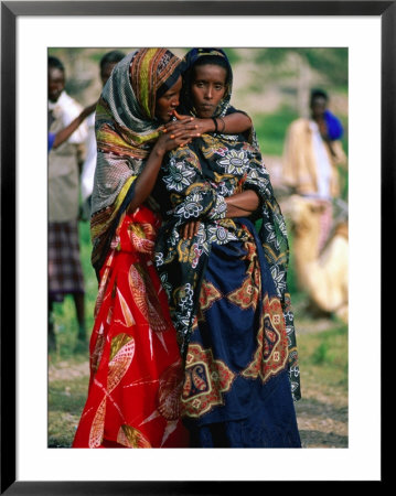 Somalian Women, Who Have Fled Their Homeland, At Wedding, Hol Hol, Djibouti by Frances Linzee Gordon Pricing Limited Edition Print image