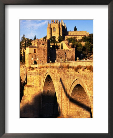 San Juan De Los Reyes Seen From Near Puente De San Martin, Toledo, Spain by Damien Simonis Pricing Limited Edition Print image