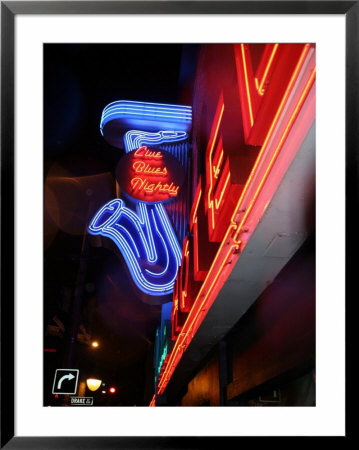 Neon Sign For The Yale Hotel Blues Club, Vancouver, Canada by Lawrence Worcester Pricing Limited Edition Print image