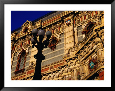 Facade Detail Of Palacio De Las Aguas Corrientes, Buenos Aires, Argentina by Krzysztof Dydynski Pricing Limited Edition Print image