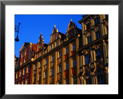 Building Facades In Old Town Square, Wroclaw, Poland by Krzysztof Dydynski Pricing Limited Edition Print image
