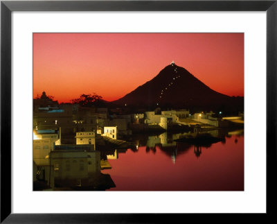 City At Sunset, Pushkar, India by Paul Beinssen Pricing Limited Edition Print image