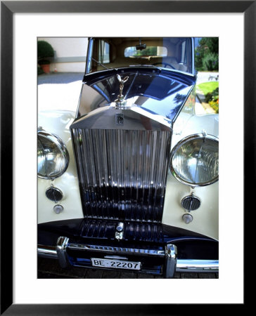 Rolls Royce At The Palace Hotel, Gstaad, Switzerland by Bill Bachmann Pricing Limited Edition Print image