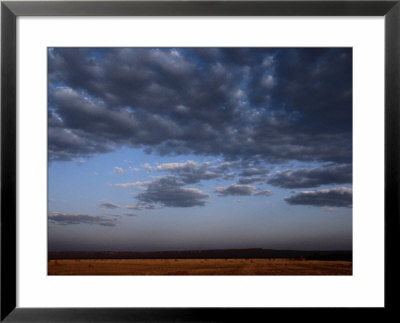 A Dramatic Landscape Shows The Flatness Of The African Plains by Chris Johns Pricing Limited Edition Print image