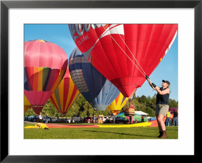 Balloon Handler At The Tigard Festival Of Balloons In Cook Park, Portland, Oregon, Usa by Janis Miglavs Pricing Limited Edition Print image