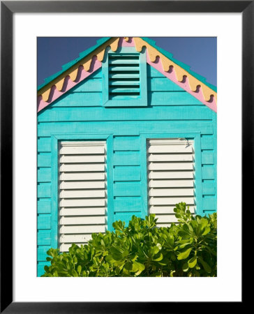 Colorful Cottage At Compass Point Resort, Gambier, Bahamas, Caribbean by Walter Bibikow Pricing Limited Edition Print image