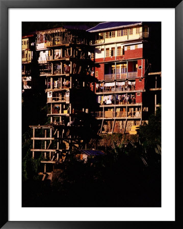 Lodges Built On Hillside, Banaue, Ifugao, Philippines by John Pennock Pricing Limited Edition Print image