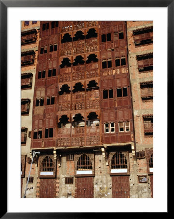 Shorbatly House, Traditional Local Architecture, Jiddah, Makkah, Saudi Arabia by Tony Wheeler Pricing Limited Edition Print image